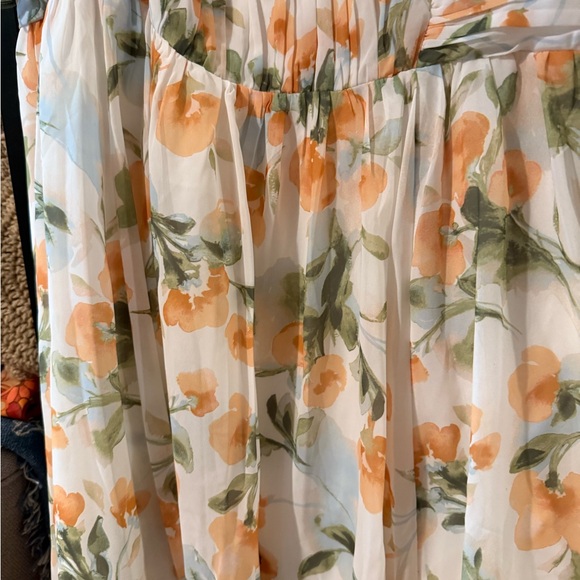 Floral A&F mini dress XXLT - Picture 2 of 4